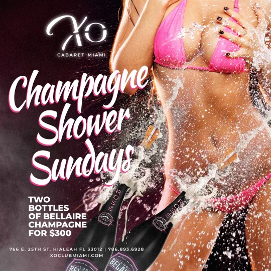 Champagne Shower Sundays